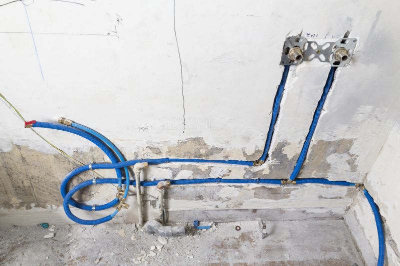 Finished Pex Plumbing System